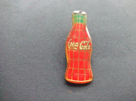 Coca Cola flesje rood met groene dop